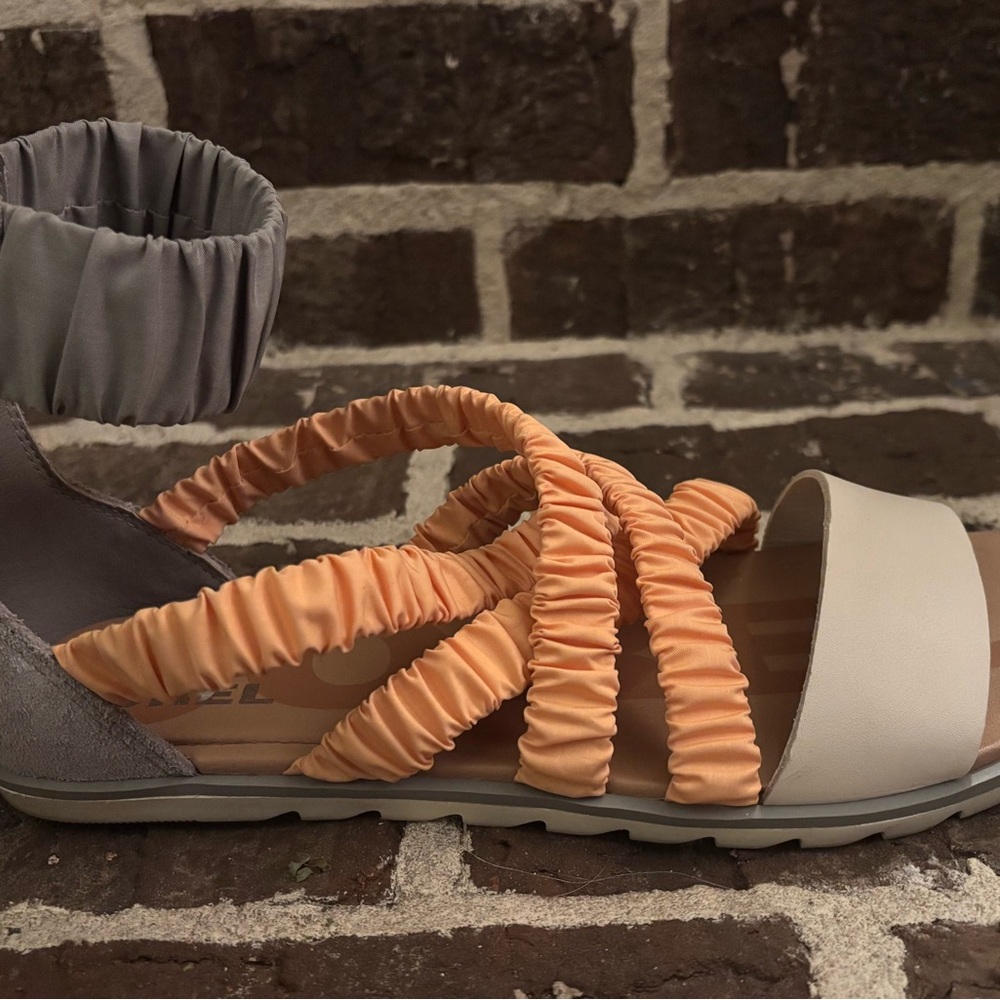 Sorel Women's Sandals in Orange and Gray